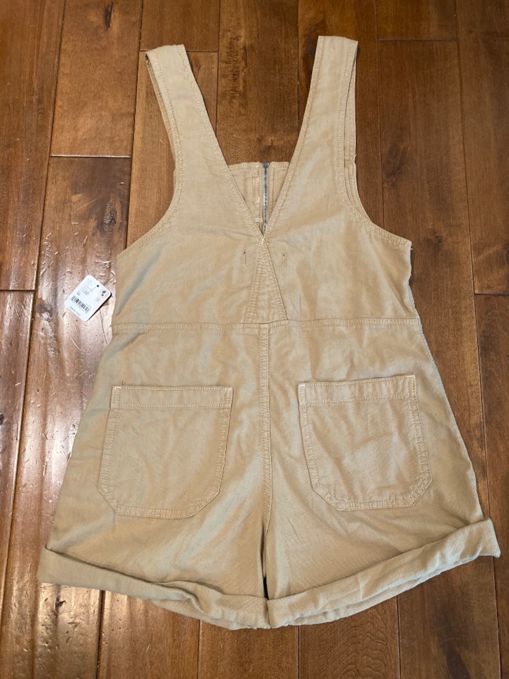 Free People 100% cotton tan romper - Picture 2 of 12